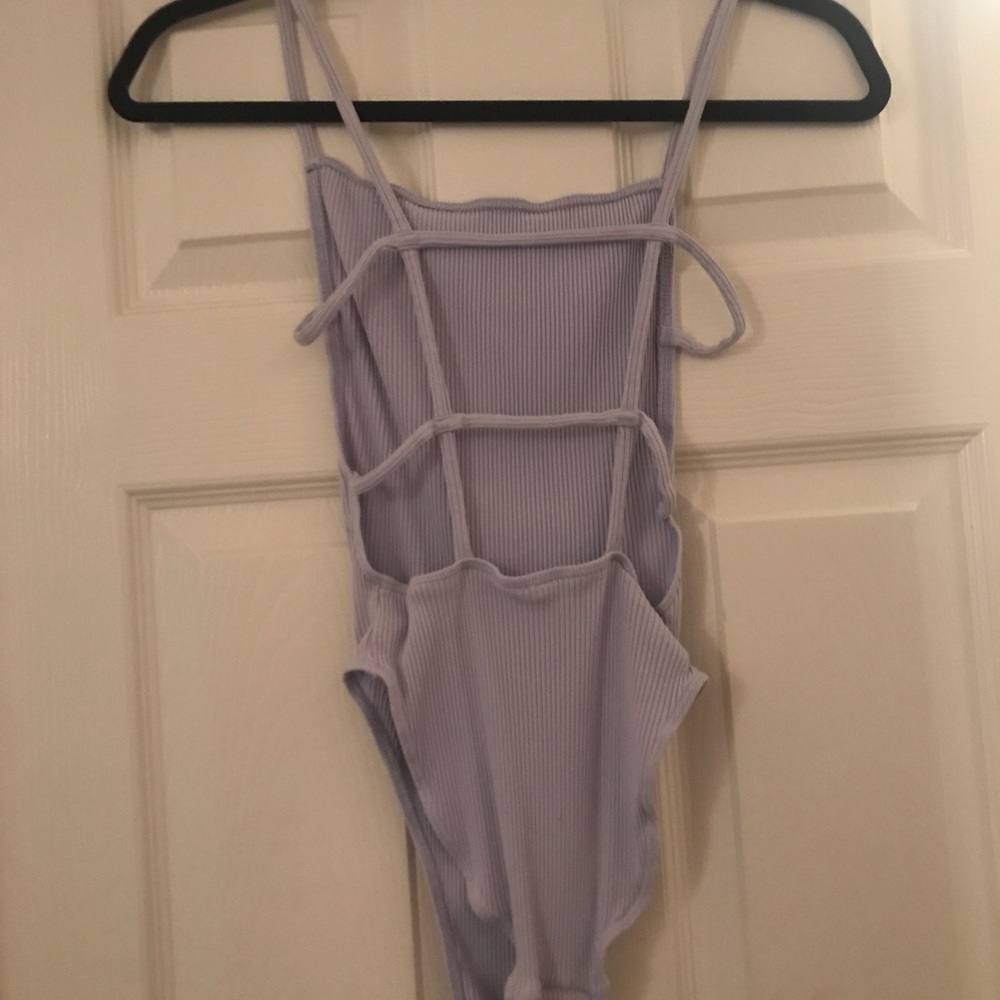 light blue one piece